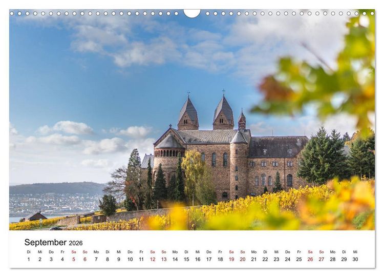 Produktbild: Rheingau 2026 (Wandkalender 2026 DIN A3 quer), CALVENDO Monatskalender