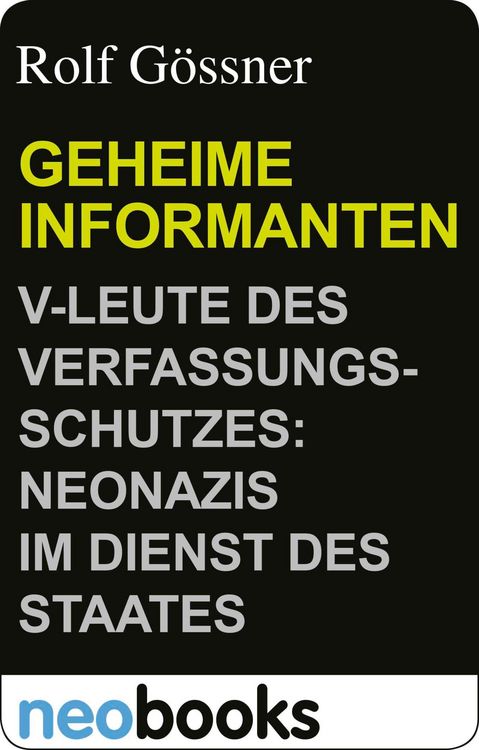 Produktbild: Geheime Informanten