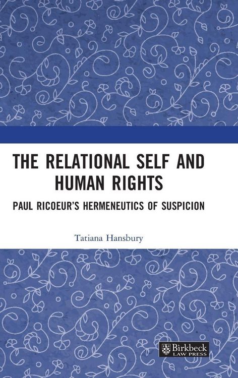 Produktbild: The Relational Self and Human Rights