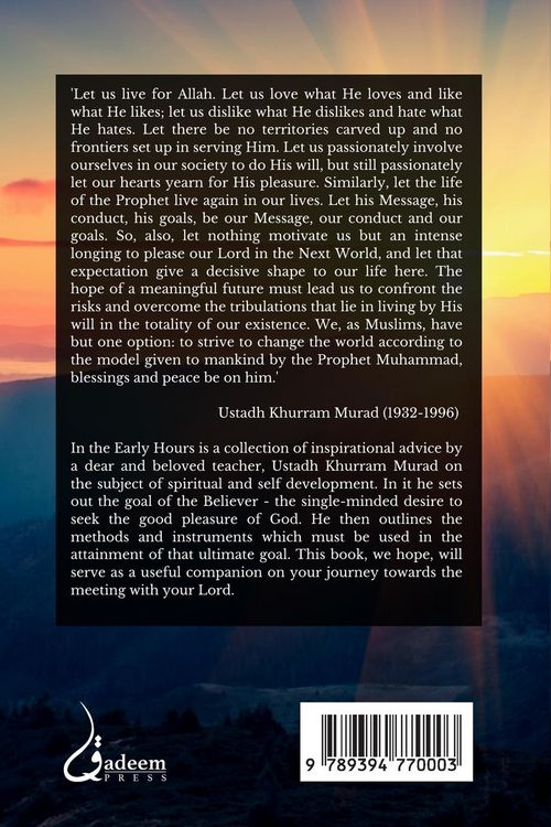 Produktbild: In the Early Hours - Reflections on Spiritual and Self development