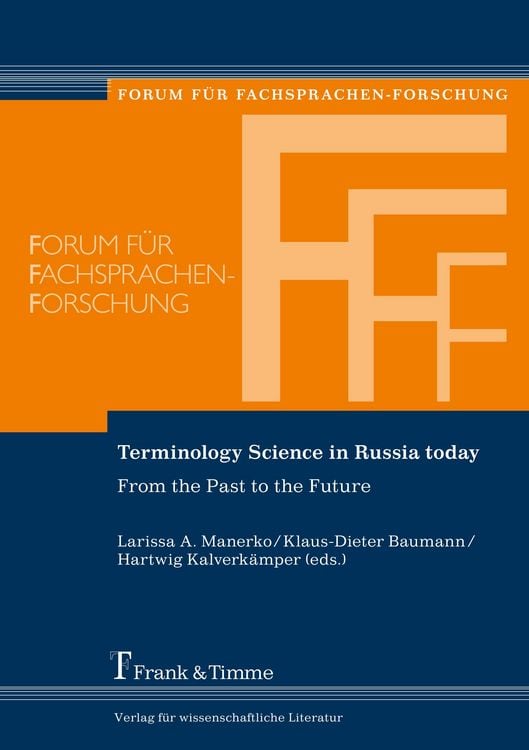 Produktbild: Terminology Science in Russia today