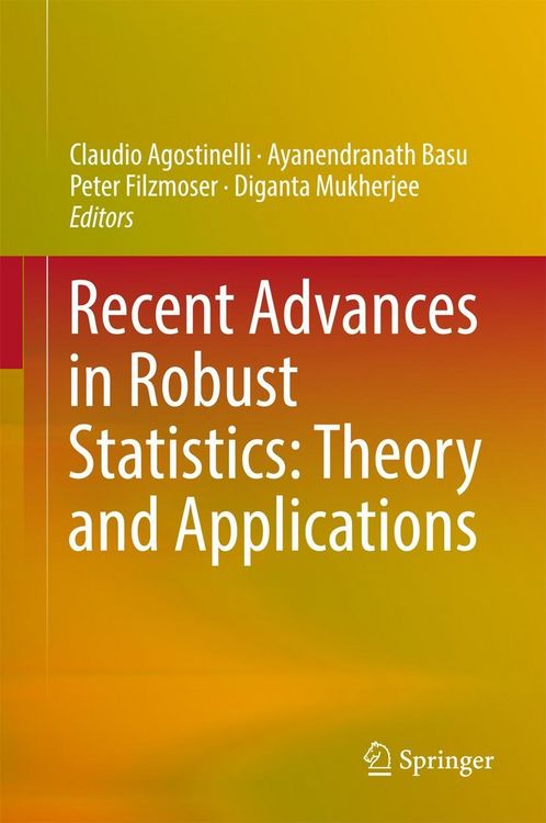 Produktbild: Recent Advances in Robust Statistics: Theory and Applications