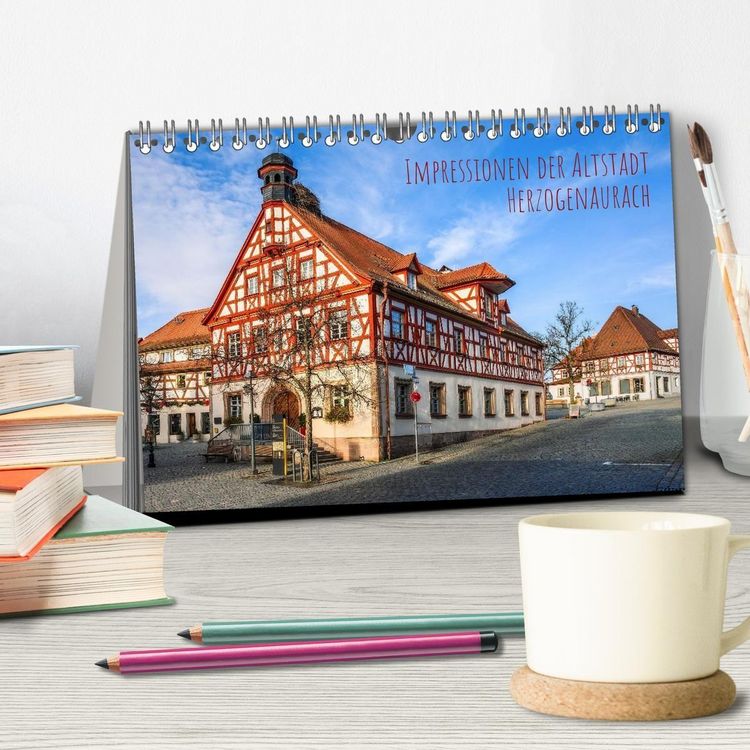 Produktbild: Impressionen der Altstadt Herzogenaurach (Tischkalender 2027 DIN A5 quer), CALVENDO Monatskalender