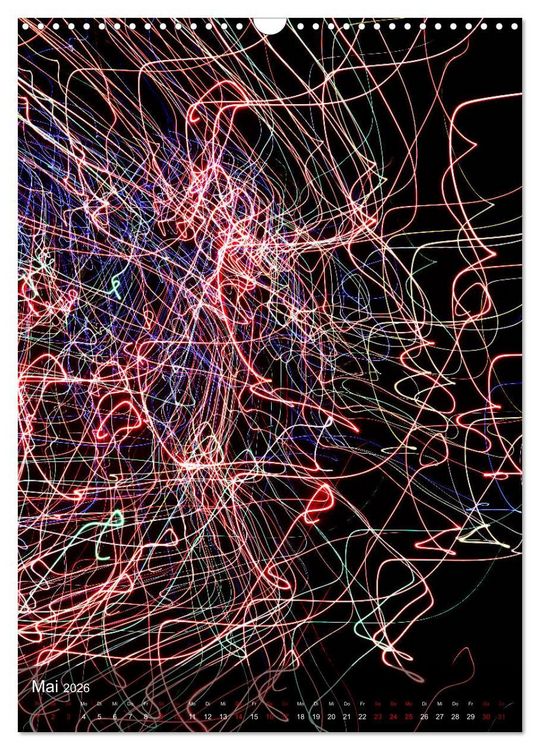 Produktbild: FEUERWERK - Lichtspiele (Wandkalender 2026 DIN A3 hoch), CALVENDO Monatskalender