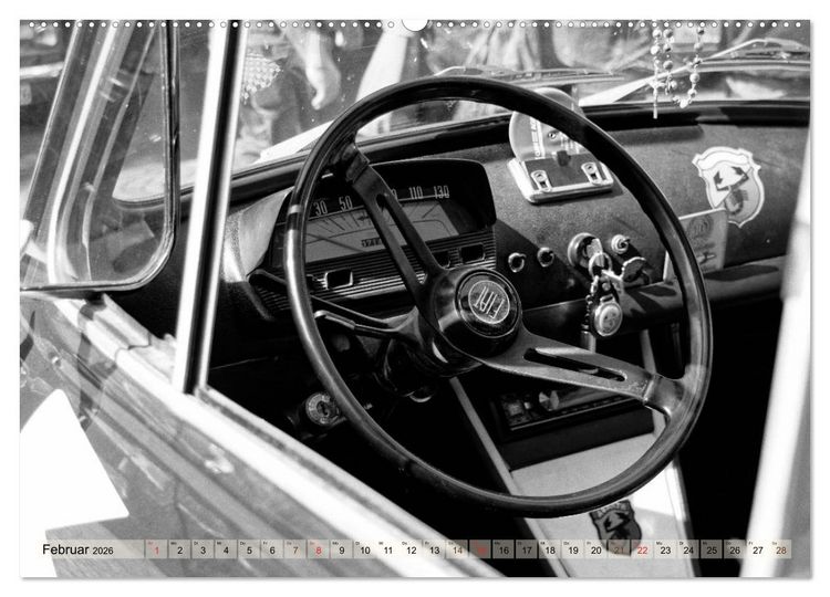 Produktbild: il Cinquecento - Details im Fokus - im Look eines legend&auml;ren Analogfilms (hochwertiger Premium Wandkalender 2026 DIN A2 quer), Kunstdruck in Hochglanz