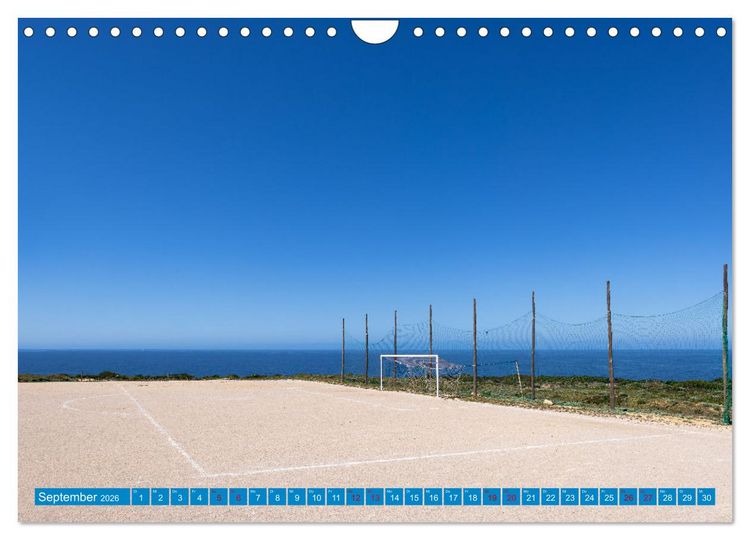 Produktbild: Die Farbe blau - Die Farbe der Weite und des Himmels (Wandkalender 2026 DIN A4 quer), CALVENDO Monatskalender