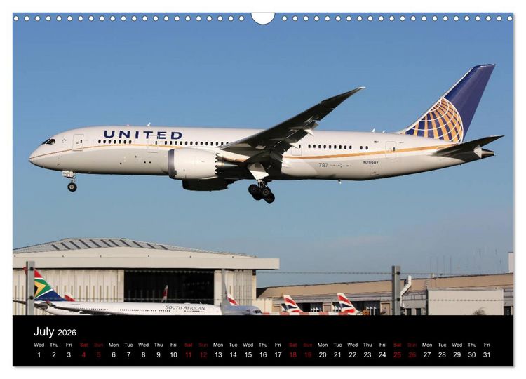 Produktbild: 787 - The Dream Liner (Wall Calendar 2026 DIN A3 landscape), CALVENDO 12 Month Wall Calendar