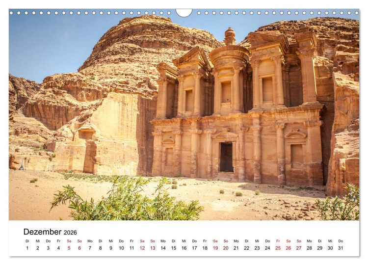 Produktbild: Reiseland Jordanien (Wandkalender 2026 DIN A3 quer), CALVENDO Monatskalender