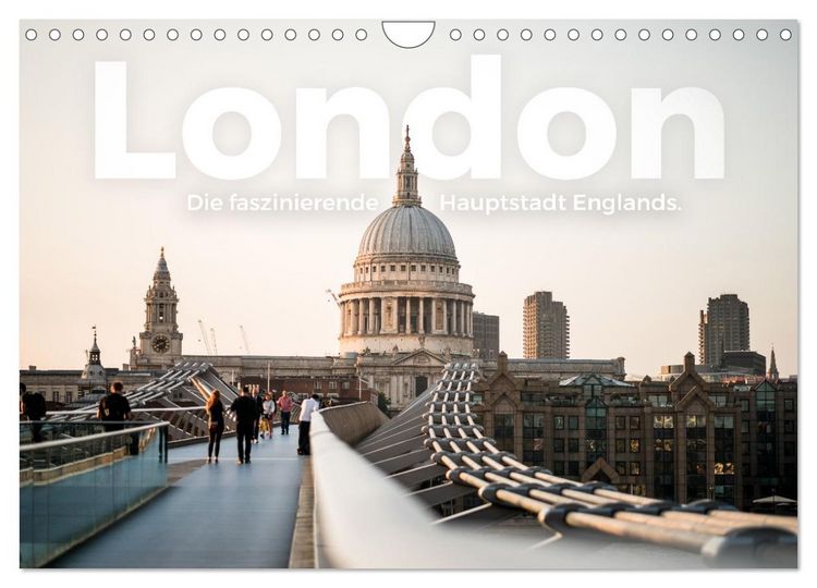 Produktbild: London - Die faszinierende Hauptstadt Englands. (Wandkalender 2026 DIN A4 quer), CALVENDO Monatskalender