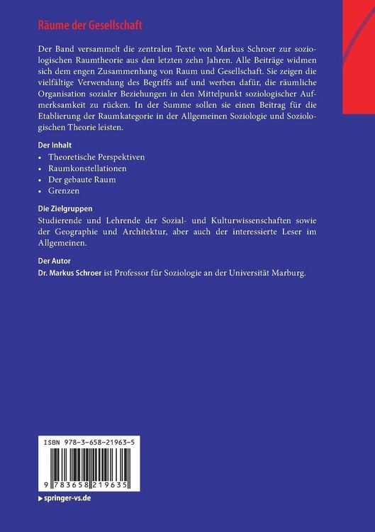 Produktbild: R&auml;ume der Gesellschaft