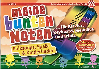 Produktbild: Meine bunten Noten f&uuml;r Klavier, Keyboard, Melodica , Triola
