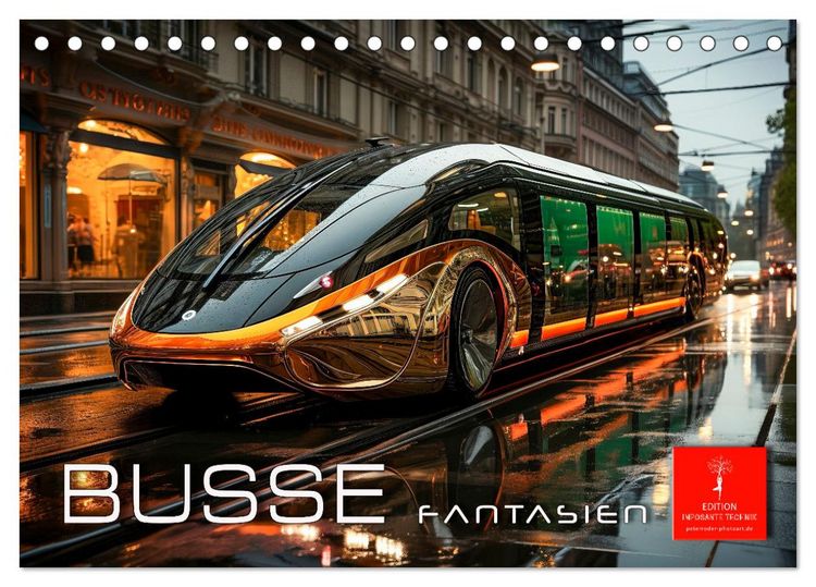 Produktbild: Busse Fantasien (Tischkalender 2026 DIN A5 quer), CALVENDO Monatskalender