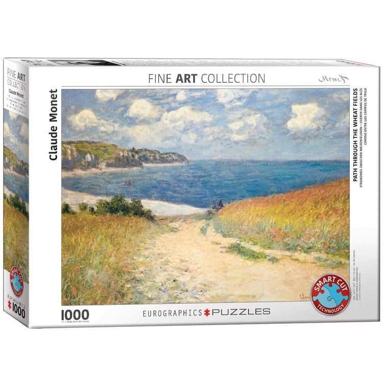 Produktbild: Strandweg zwischen Weizenfeldern von Claude Monet 1000 Teile