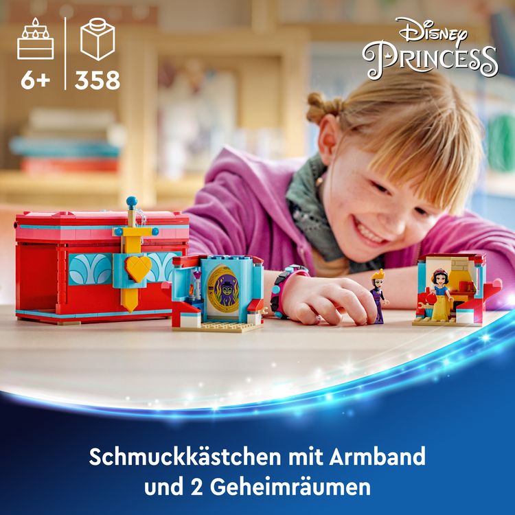 Produktbild: LEGO ǀ Disney Schneewittchens Schmuckkassette, Princess-Spielzeug 43276