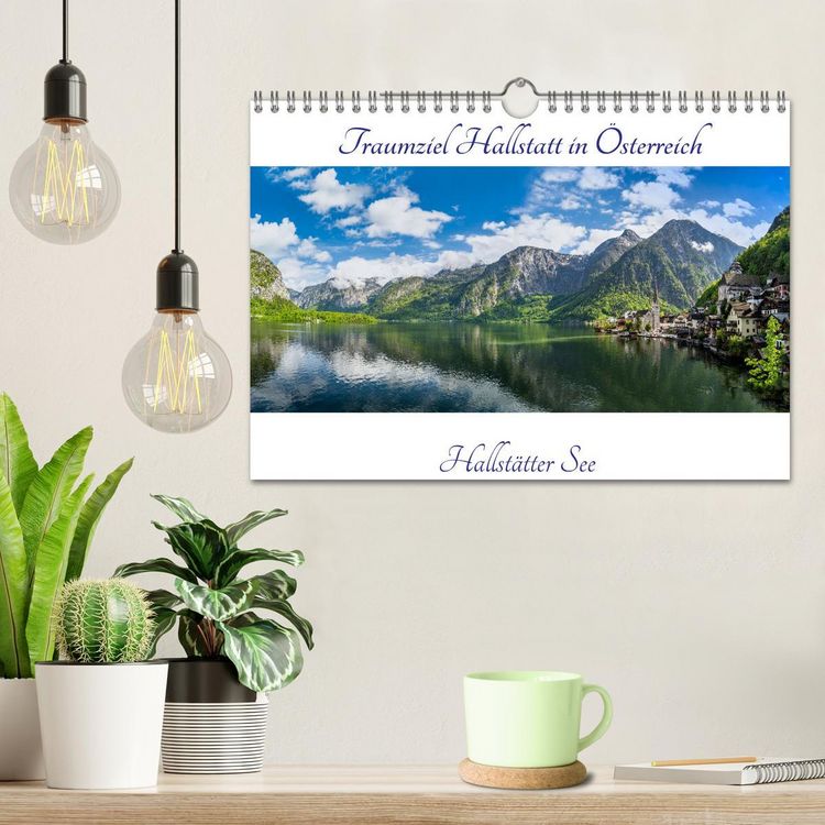 Produktbild: Traumziel Hallstatt in &Ouml;sterreich (Wandkalender 2026 DIN A4 quer), CALVENDO Monatskalender