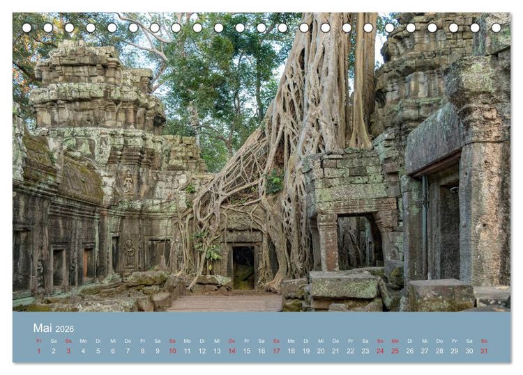 Produktbild: Spirit of Asia (Tischkalender 2026 DIN A5 quer), CALVENDO Monatskalender