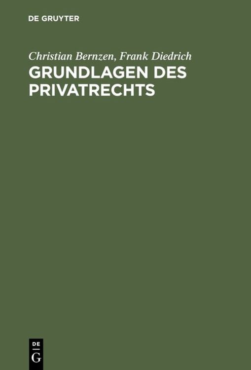 Produktbild: Grundlagen des Privatrechts