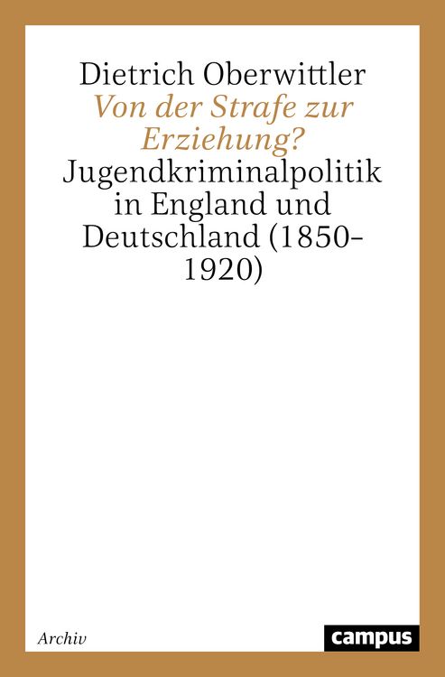 Produktbild: Von der Strafe zur Erziehung?