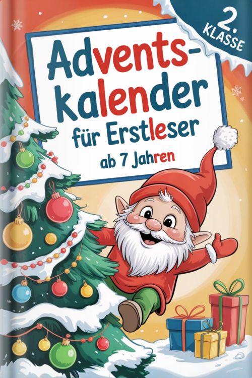 Produktbild: Silbenbuch 2. Klasse - Adventskalender f&uuml;r Erstleser