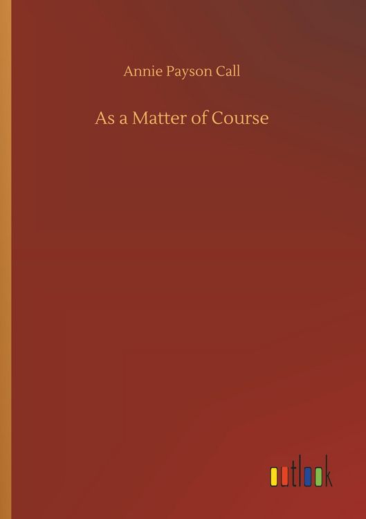 Produktbild: As a Matter of Course