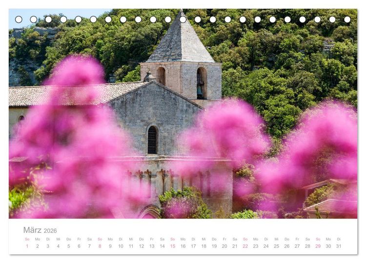 Produktbild: Provence: Malerisches S&uuml;dfrankreich (Tischkalender 2026 DIN A5 quer), CALVENDO Monatskalender