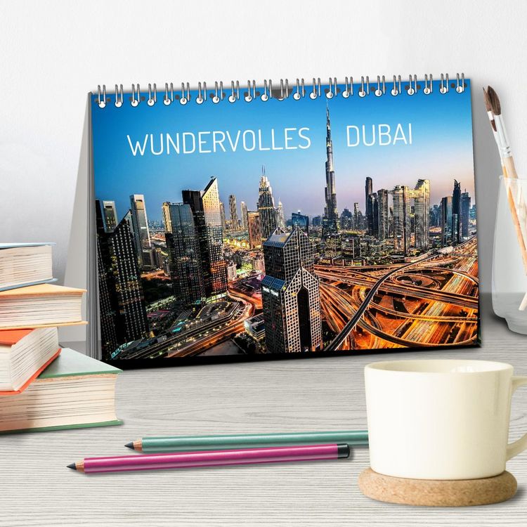 Produktbild: Wundervolles Dubai (Tischkalender 2026 DIN A5 quer), CALVENDO Monatskalender
