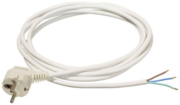 Produktbild: AS Schwabe 70838 Strom Anschlusskabel Wei&szlig; 2m