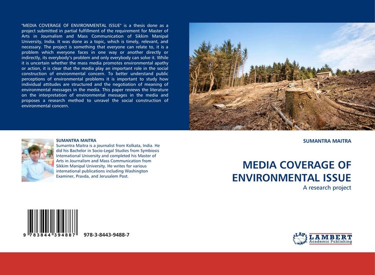 Produktbild: MEDIA COVERAGE OF ENVIRONMENTAL ISSUE