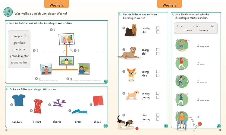Produktbild: Englisch f&uuml;r clevere Kids - 5 W&ouml;rter am Tag