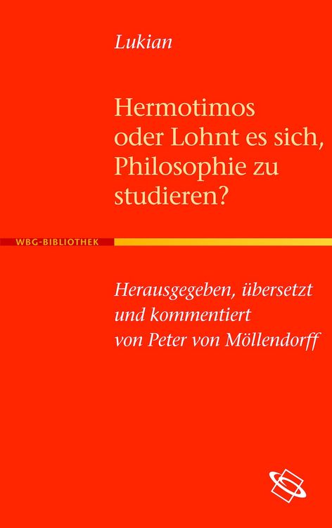 Produktbild: Hermotimos oder Lohnt es sich, Philosophie zu studieren?
