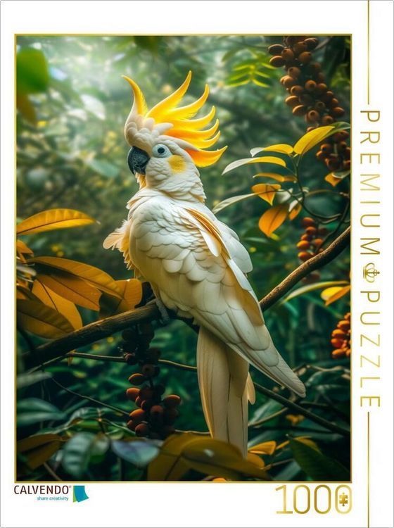 Produktbild: CALVENDO Puzzle Kakadu | 1000 Teile Lege-Gr&ouml;&szlig;e 64x48cm Foto-Puzzle f&uuml;r gl&uuml;ckliche Stunden
