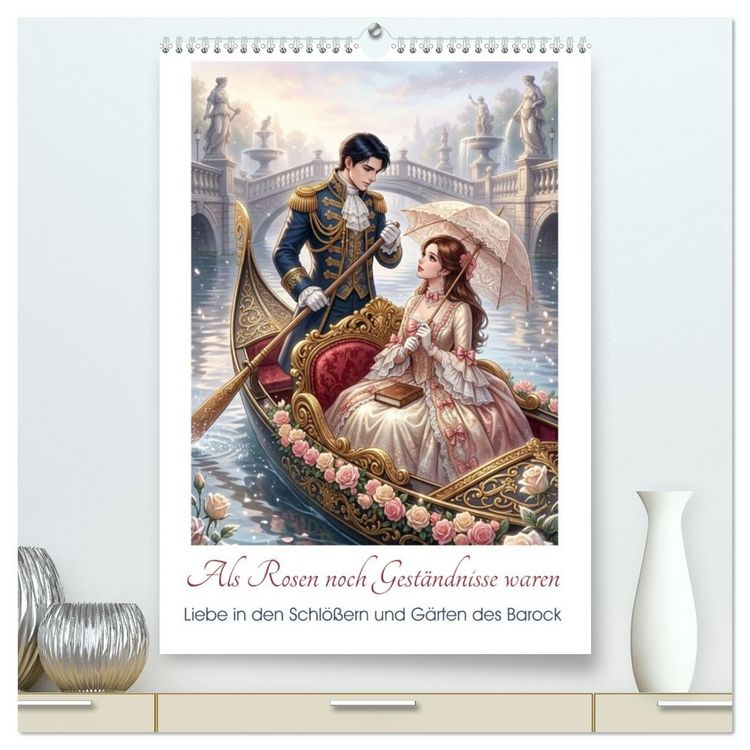 Produktbild: Als Rosen noch Gest&auml;ndnisse waren (hochwertiger Premium Wandkalender 2027 DIN A2 hoch), Kunstdruck in Hochglanz