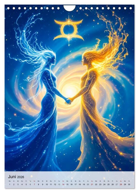 Produktbild: Der Mythos der Sternenzeichen - Sternenwesen des Zodiaks (Wandkalender 2026 DIN A4 hoch), CALVENDO Monatskalender