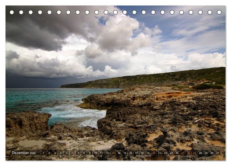 Produktbild: Formentera - Karibik im Mittelmeer (Tischkalender 2026 DIN A5 quer), CALVENDO Monatskalender