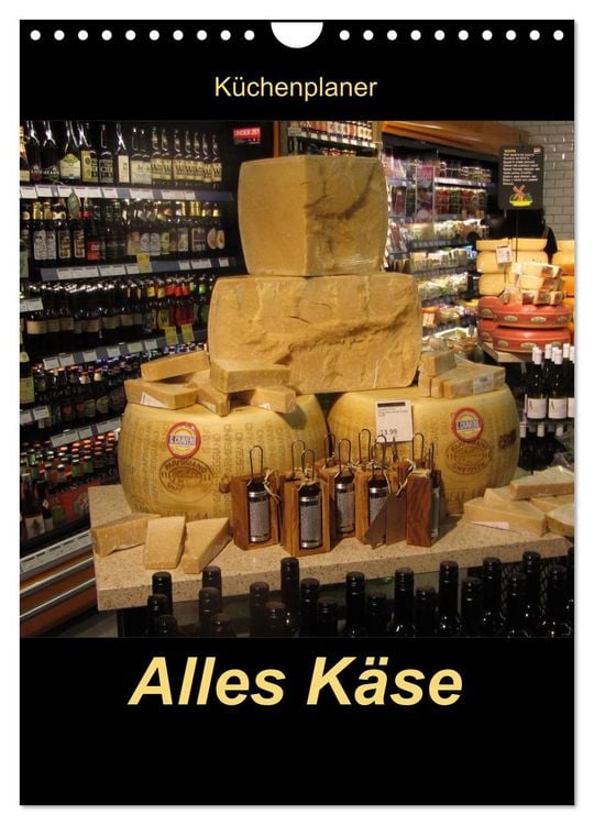 Produktbild: Alles K&auml;se / Planer (Wandkalender 2026 DIN A4 hoch), CALVENDO Monatskalender