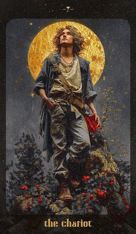 Produktbild: Amber Moon Tarot - 78 tarot cards and 80-page booklet (English)
