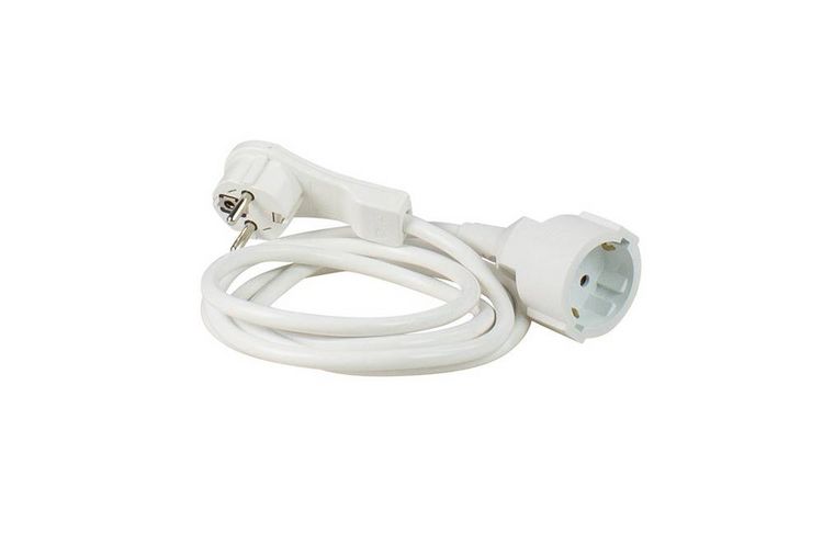 Produktbild: AS Schwabe 50212 Strom Verl&auml;ngerungskabel Schwarz 2m H05VV-F 3G 1,5mm&sup2;