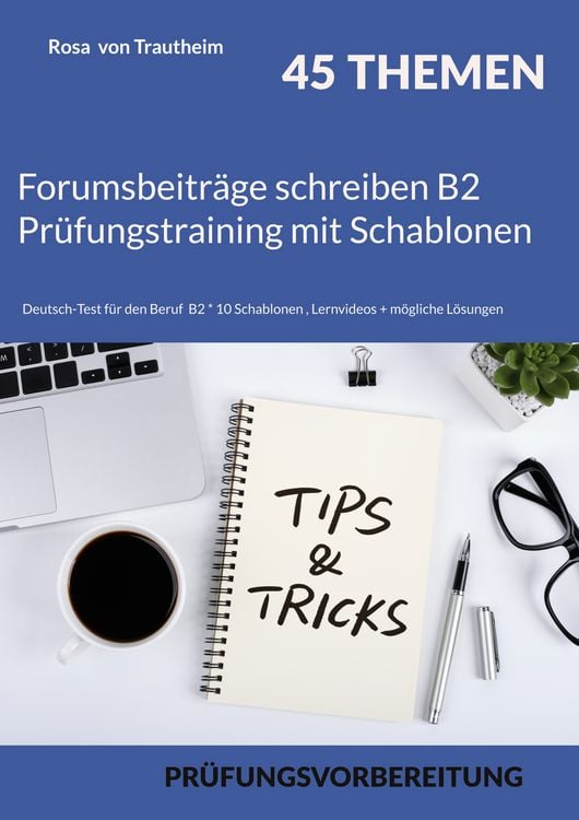 Produktbild: Forumsbeitr&auml;ge schreiben B2 Pr&uuml;fungstraining mit Schablonen