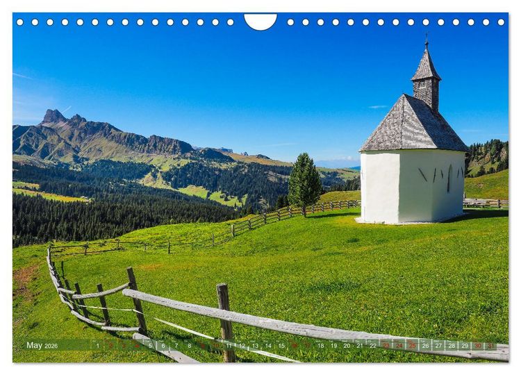Produktbild: Fascinating Dolomite Alps (Wall Calendar 2026 DIN A4 landscape), CALVENDO 12 Month Wall Calendar