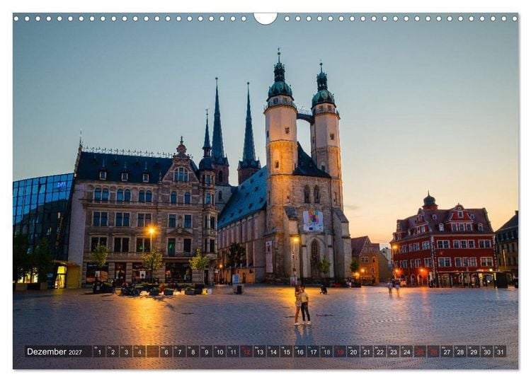 Produktbild: Ein Blick auf Halle an der Saale (Wandkalender 2027 DIN A3 quer), CALVENDO Monatskalender