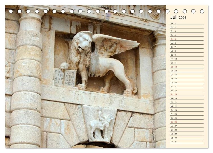 Produktbild: Zadar und Norddalmatien (Tischkalender 2026 DIN A5 quer), CALVENDO Monatskalender