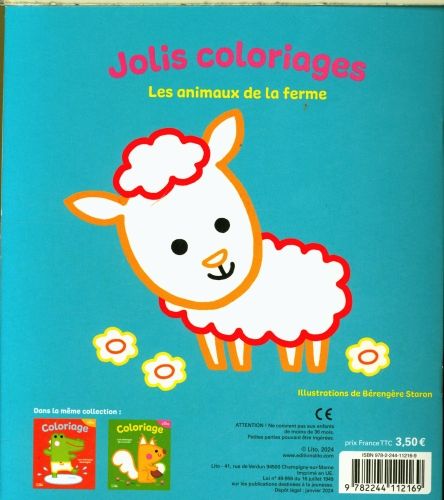 Produktbild: Les animaux de la ferme : d&egrave;s 3 ans