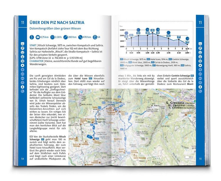 Produktbild: KOMPASS Wanderf&uuml;hrer Seiser Alm, Langkofel, Schlern, Tierser Tal - Herausragende Dolomiten, 35 Touren mit Extra-Tourenkarte