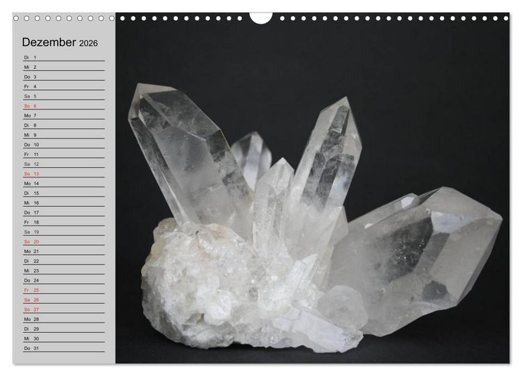 Produktbild: Minerale. Kristalle und Edelsteine (Wandkalender 2026 DIN A3 quer), CALVENDO Monatskalender