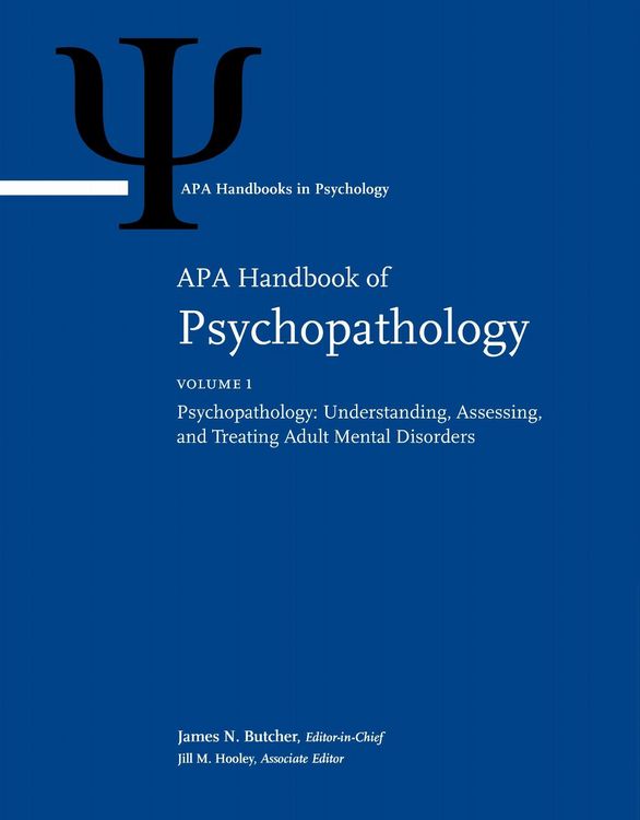 Produktbild: APA Handbook of Psychopathology