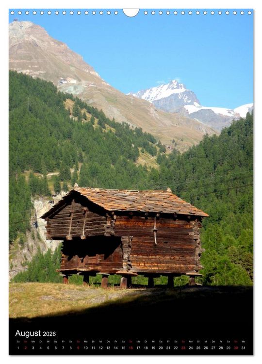 Produktbild: Zermatt (Wandkalender 2026 DIN A3 hoch), CALVENDO Monatskalender