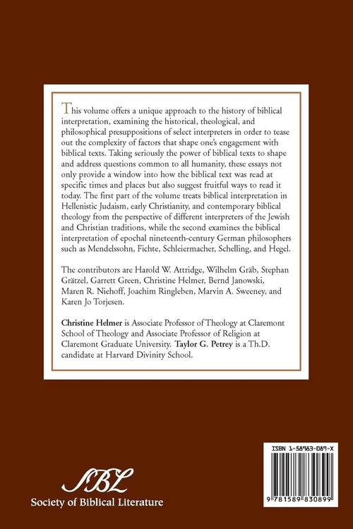 Produktbild: Biblical Interpretation