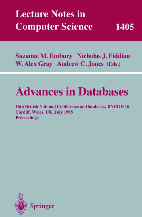 Produktbild: Advances in Databases