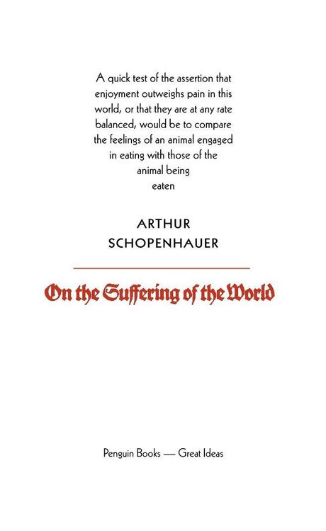 Produktbild: On the Suffering of the World