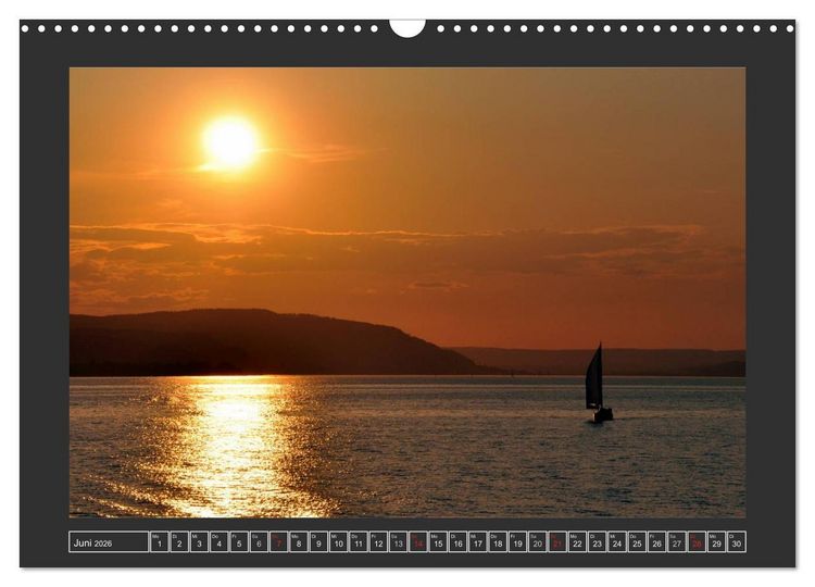 Produktbild: Impressionen vom sch&ouml;nen Bodensee (Wandkalender 2026 DIN A3 quer), CALVENDO Monatskalender